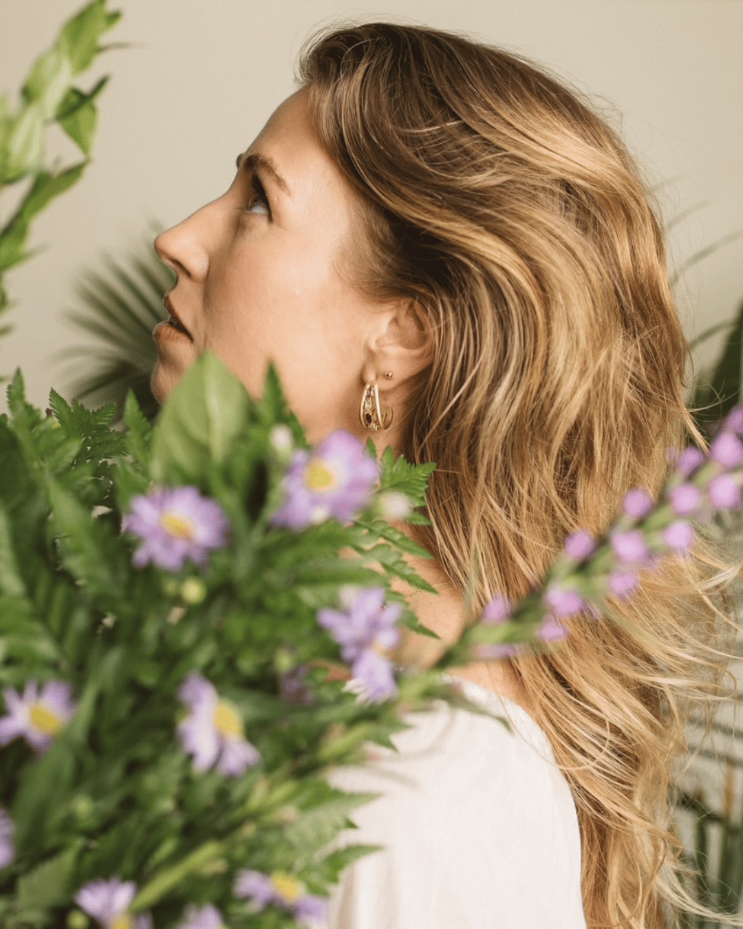 Spring earrings