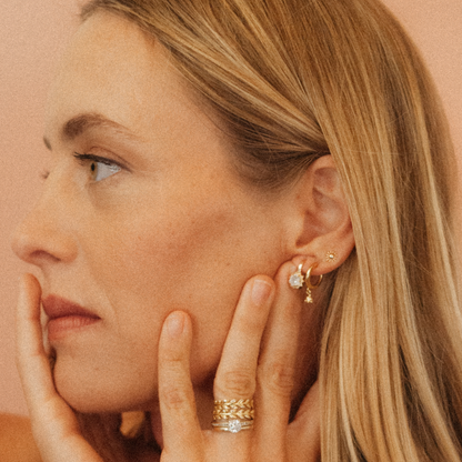 Sun drop earrings