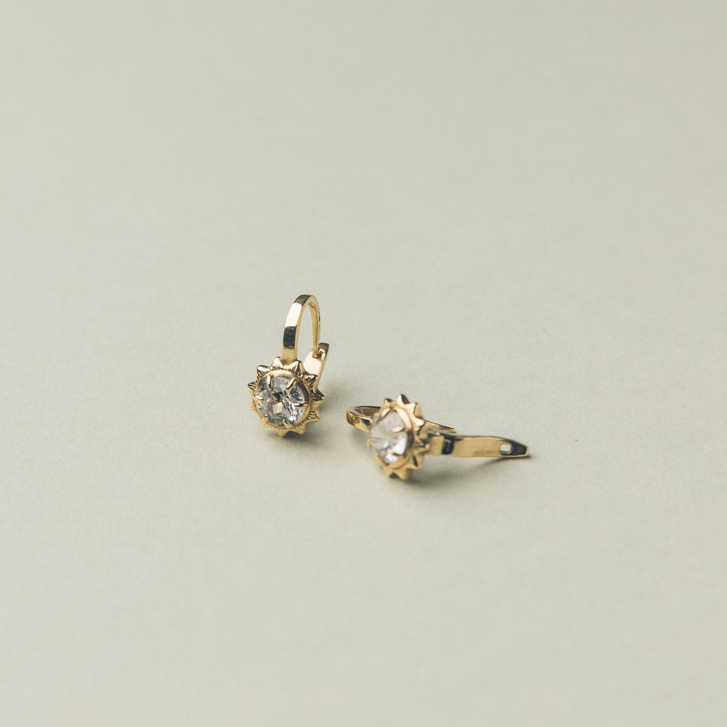 Sun drop earrings