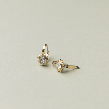 Sun drop earrings