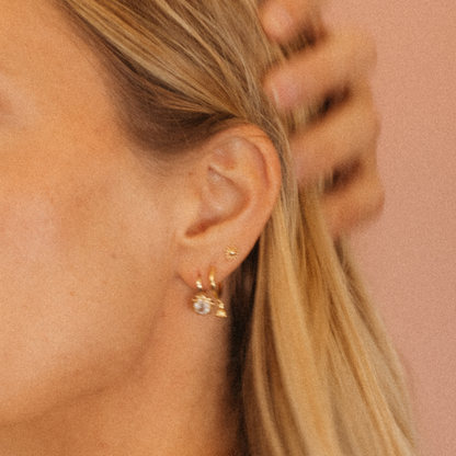 Sun drop earrings