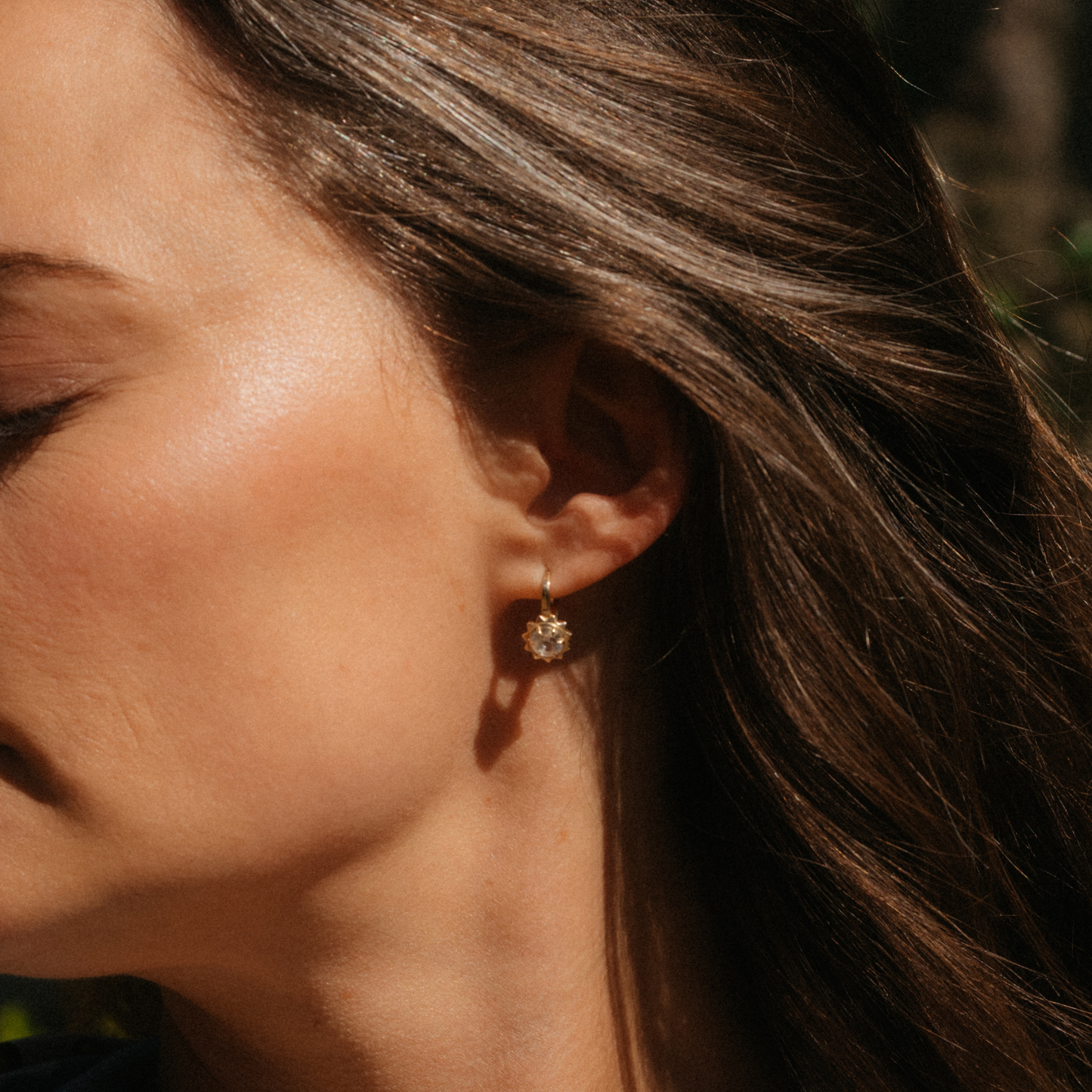 Sun drop earrings