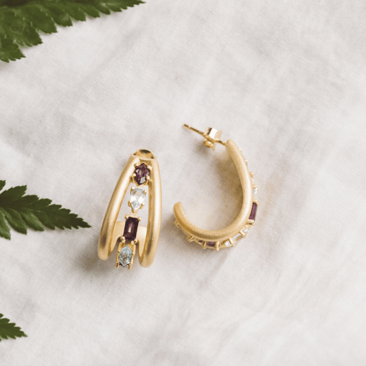 Spring earrings